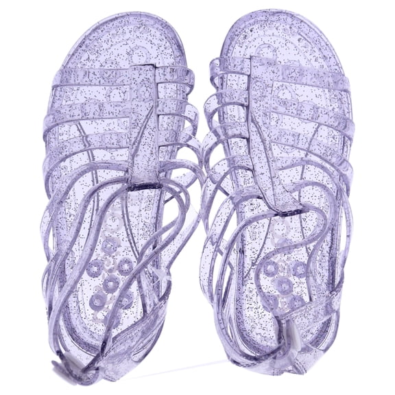Gladiator Girl Jellies Sandal - 11 Purple by DelSol for Kids - 1 Pair Sandals