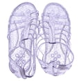 thumbnail image 1 of Gladiator Girl Jellies Sandal- 8 Purple by DelSol for Kids - 1 Pair Sandals, 1 of 3
