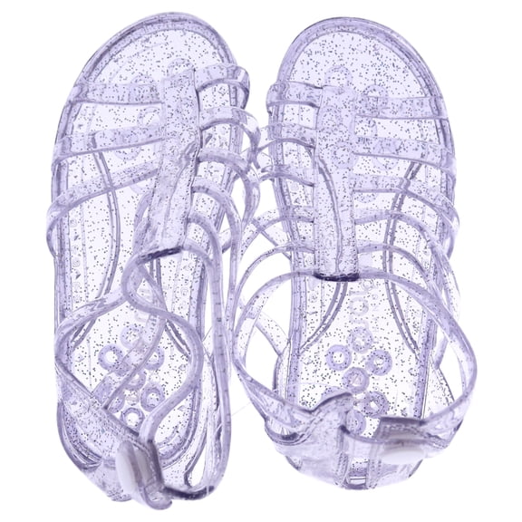 Gladiator Girl Jellies Sandal- 8 Purple by DelSol for Kids - 1 Pair Sandals