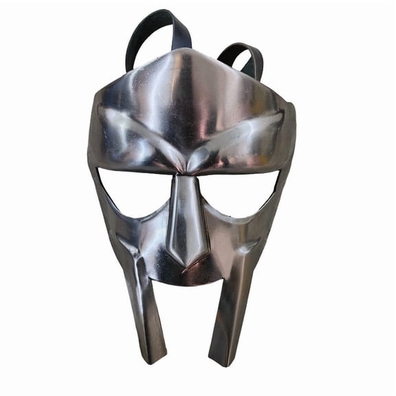 Gladiator Halloween Costume Mask 18g Medieval Re-Enactment Adult Custom Handmade Costume Mask