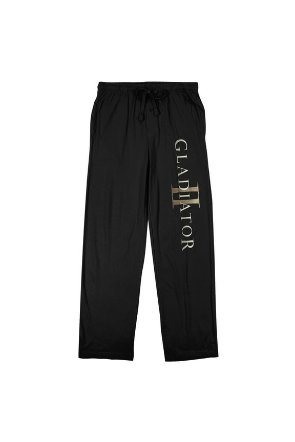 Gladiator II Black Sleep Pajama Pants - Small
