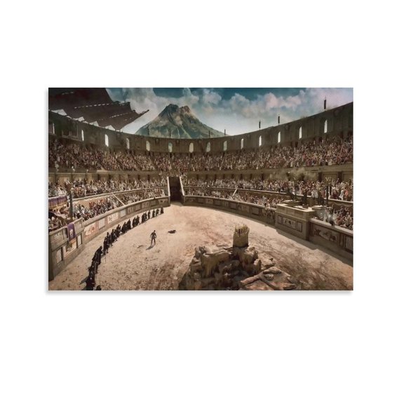 Gladiator Movie Poster (4) Canvas Art Poster and Wall Art Picture Print Modern Family bedroom Decor Posters 16x24inch(40x60cm)