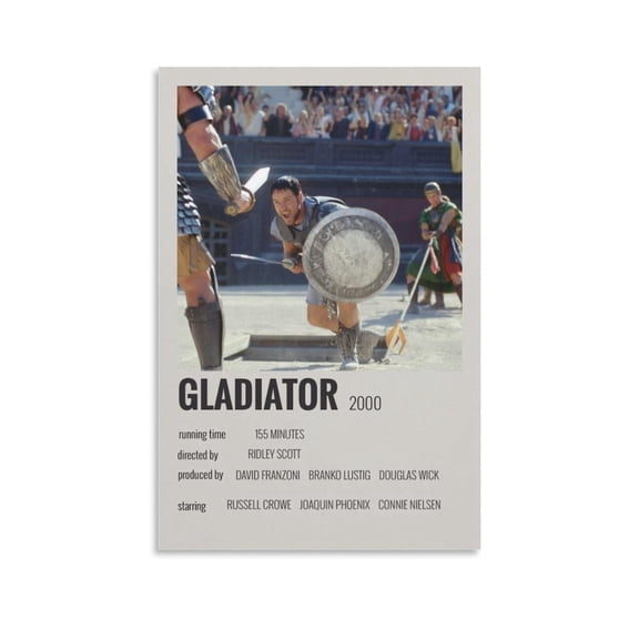 Gladiator Movie Poster Picture Print Canvas Poster Wall Paint Art Posters Decor Modern Home Artworks