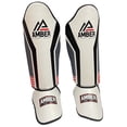 thumbnail image 1 of Gladiator Muay Thai Shin Guards, Synthetic Leather, Shock Absorbing Triple Foam, Adjustable Hook & Loop Straps, Elastic Instep Strap, Durable & Lightweight for MMA, Kickboxing, X-Large, 1 of 7