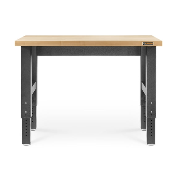 Gladiator 4' Adjustable Height Hardwood Workbench, GAWB04HW