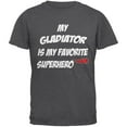 thumbnail image 1 of Gladiator is My Superhero Dark Heather Adult T-Shirt - Medium, 1 of 1