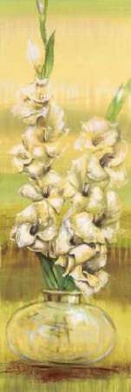 Gladiolas Canvas Art - Selina Werbelow (8 x 24)