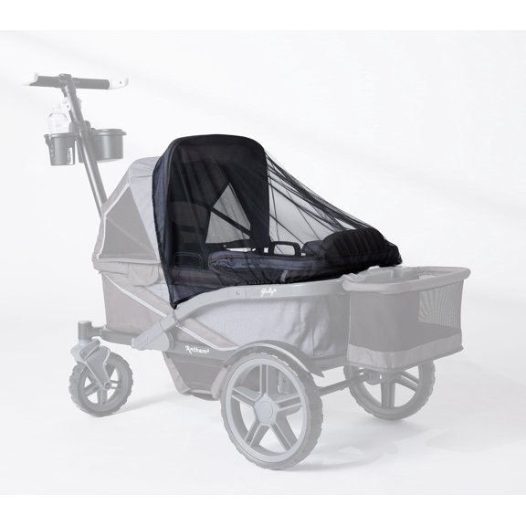 Gladly Family Universal Protective Bug Net for Anthem Toddler Wagons, Black, Adults