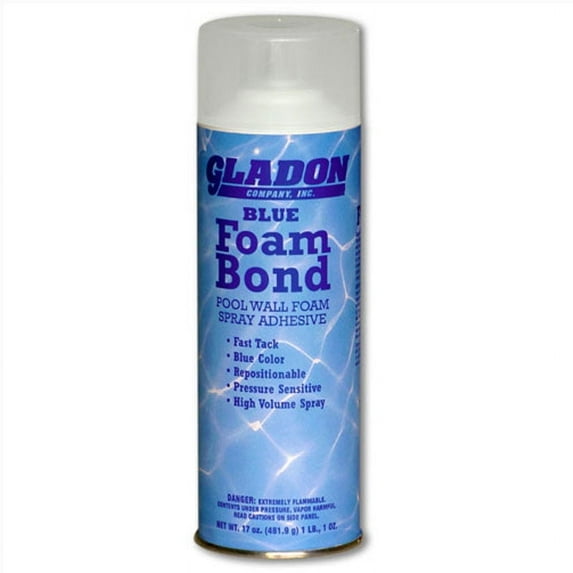 Gladon Foam Bond Foam Spray Adhesive, Blue, 17 oz Can