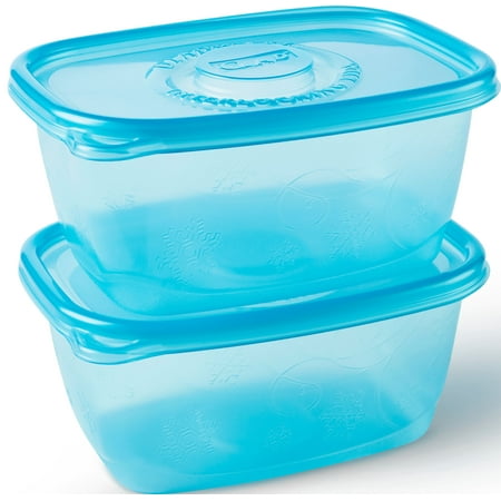 GladWare Freezerware Large Rectangle 64oz - 2 Count