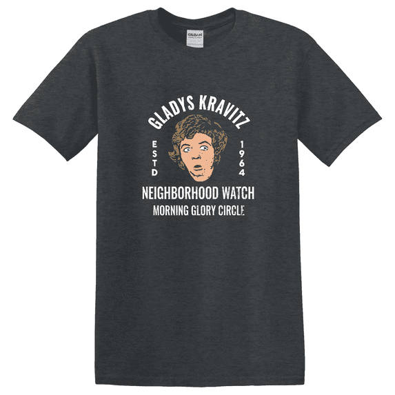 Gladys Kravitz Neighborhood Watch Bewitched Funny Graphic T-Shirt
