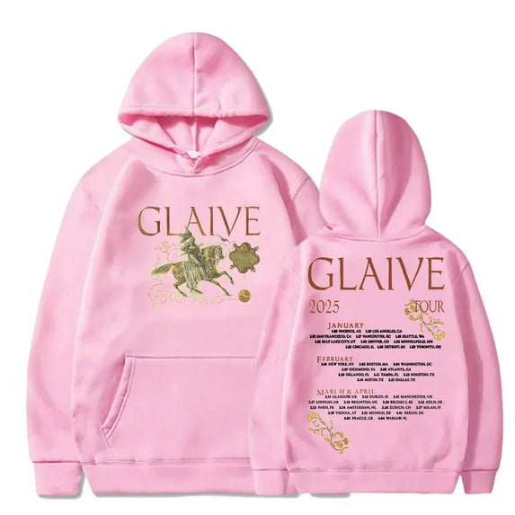 Glaive 2025 Tour Merch Hoodies Cosplay Women Men Fashion Long Sleeve Sweatshirts Pullovers