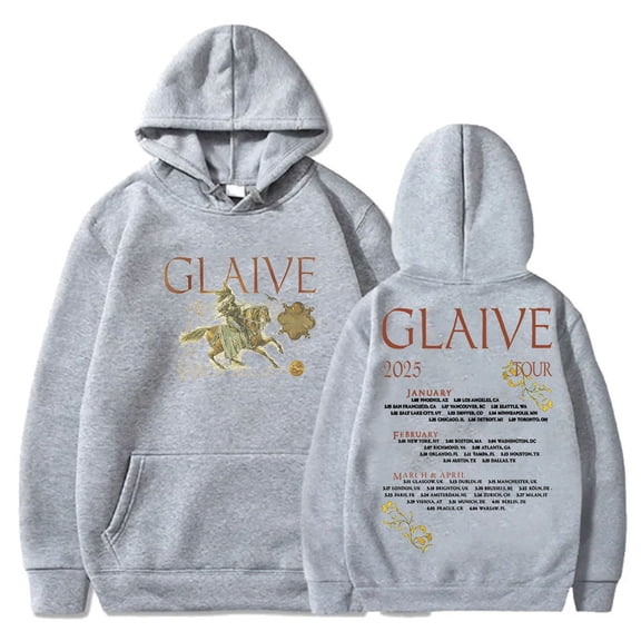 Glaive 2025 Tour Merch Hoodies Cosplay Women Men Fashion Long Sleeve Sweatshirts Pullovers