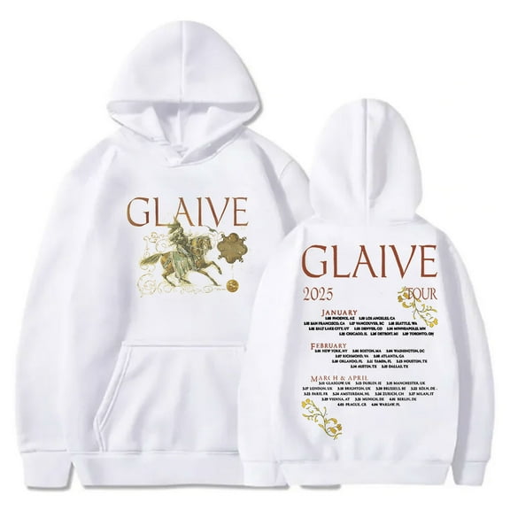 Glaive 2025 Tour Merch Hoodies Cosplay Women Men Fashion Long Sleeve Sweatshirts Pullovers