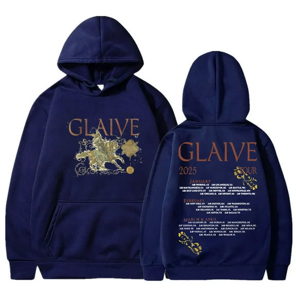 Glaive 2025 Tour Merch Hoodies Cosplay Women Men Fashion Long Sleeve Sweatshirts Pullovers