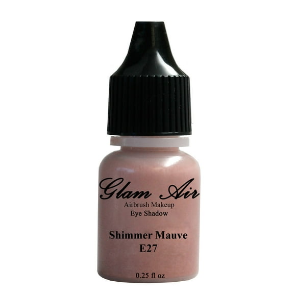 Glam Air Airbrushsh Eye Shadow Colors Water-based 0.25 Fl. Oz. Bottles of Eyeshadow( Choose Your Colors From Menu) (E27- SHIMMER MAUVE)