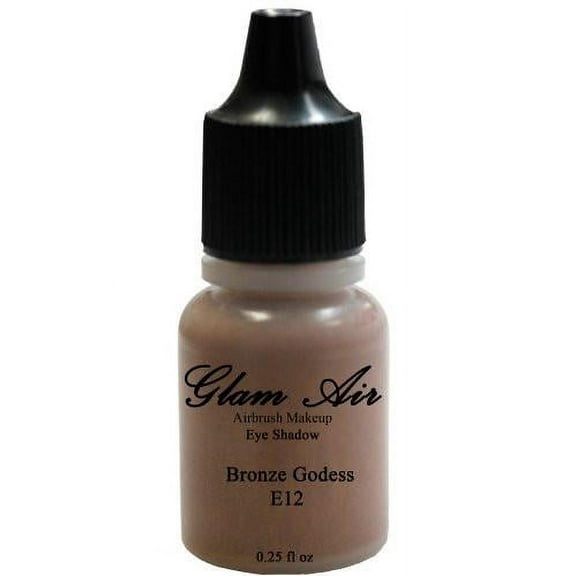 Glam Air Airbrushsh Eye Shadow s Water-based 0.25 Fl. Oz. Bottles of Eyeshadow( Choose Your s From Menu) (E12- BRONZE GODESS)