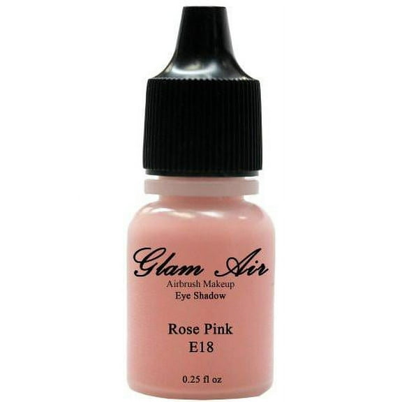 Glam Air Airbrushsh Eye Shadow s Water-based 0.25 Fl. Oz. Bottles of Eyeshadow( Choose Your s From Menu) (E18- ROSE PINK)