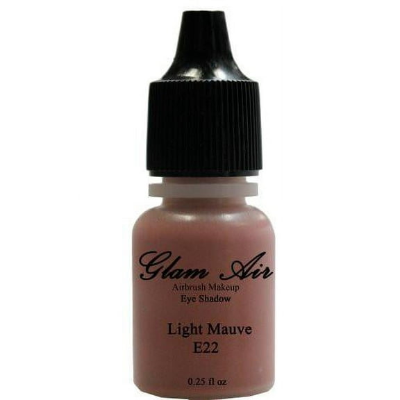 Glam Air Airbrushsh Eye Shadow s Water-based 0.25 Fl. Oz. Bottles of Eyeshadow( Choose Your s From Menu) (E22- LIGHT MAUVE)