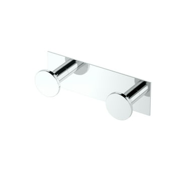 Gatco 1284 Glam All Modern Décor 6.5" Double Robe Hook, Chrome