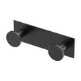 thumbnail image 1 of Gatco 1284MX Glam All Modern Décor 6.5" Double Robe Hook, Matte Black, 1 of 4