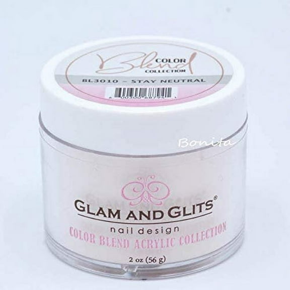 Glam And Glits Acrylic Powder Color Blend Collection BL3010 Stay Neutral 2 oz