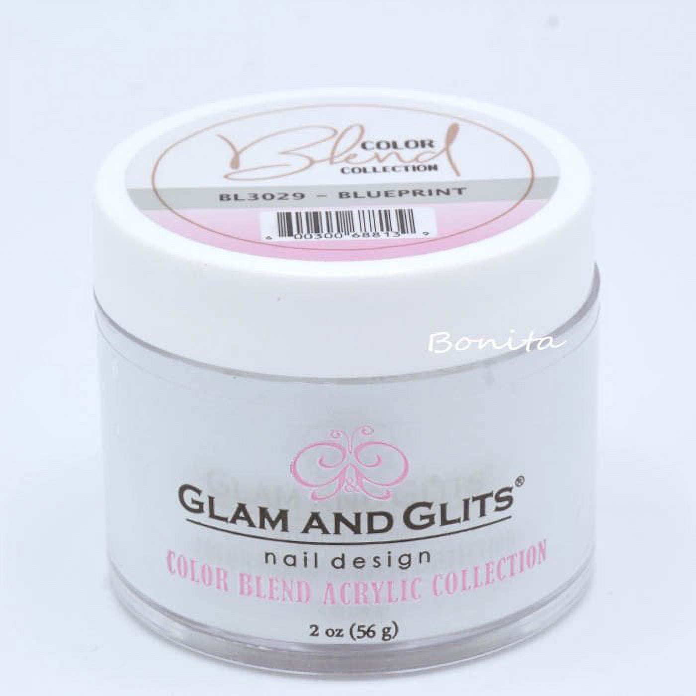 Glam & Glits Acrylic Powder - Color Blend Midnight Glaze 2 oz - BL3047