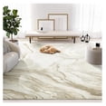 thumbnail image 1 of Glam Beige Cream Area Rug - 4' x 6' - for Living Room, Bedroom, Dining - Abstract Stone Design - Soft, Durable, and Easy to Clean, 1 of 1