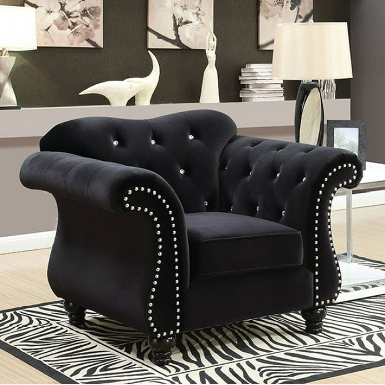 Black 2025 glam chair