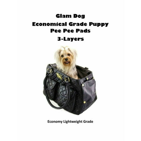 Glam Dog 17x24" Economical Lightweight Puppy Dog Pee Pee Training Pads 1200 PADS