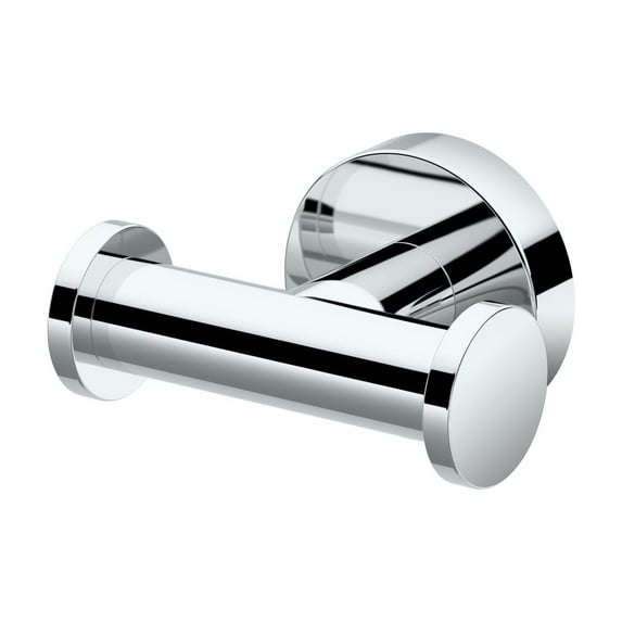 Gatco 4635A Glam Double Robe Hook, Chrome