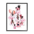 thumbnail image 1 of Glam Fashion Cosmetic Accession Jars 11 in x 14 in Framed Painting Art Print, by Stupell Home Décor, 1 of 8