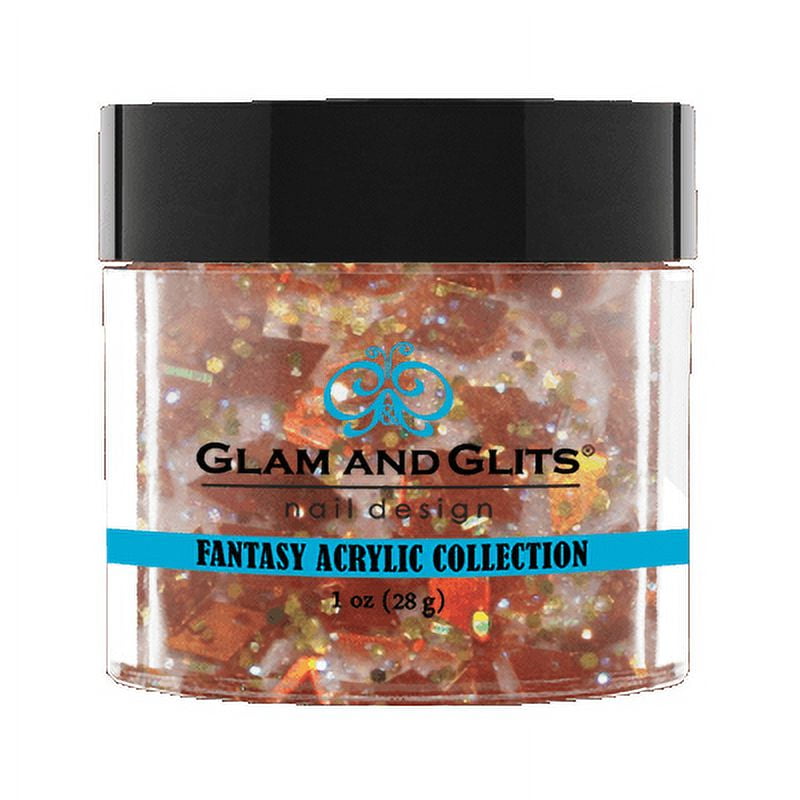 Glam Glits Acrylic Powder 1 oz Rustic Red Ncac429