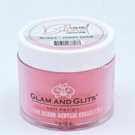 Glam And Glits Acrylic Powder Color Blend Collection BL3023 Happy Hour 2 oz