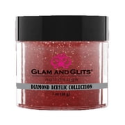 Glam Glits Diamond Acrylic (Shimmer) 1 oz Ruby Red - DAC89