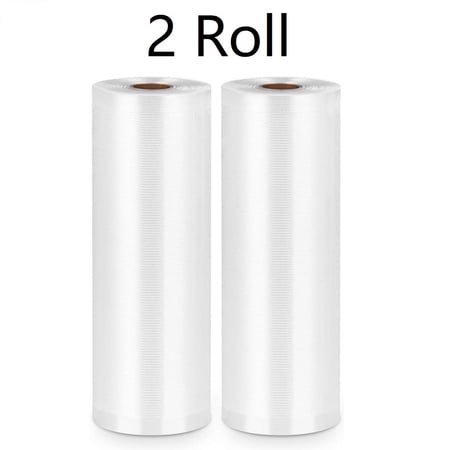 Glam Hobby 2 Pack 8 inch x 16 feet Vacuum Seal Bags Rolls for Food Saver BPA Free Heavy Duty Commercial Grade Sous Vide Bags