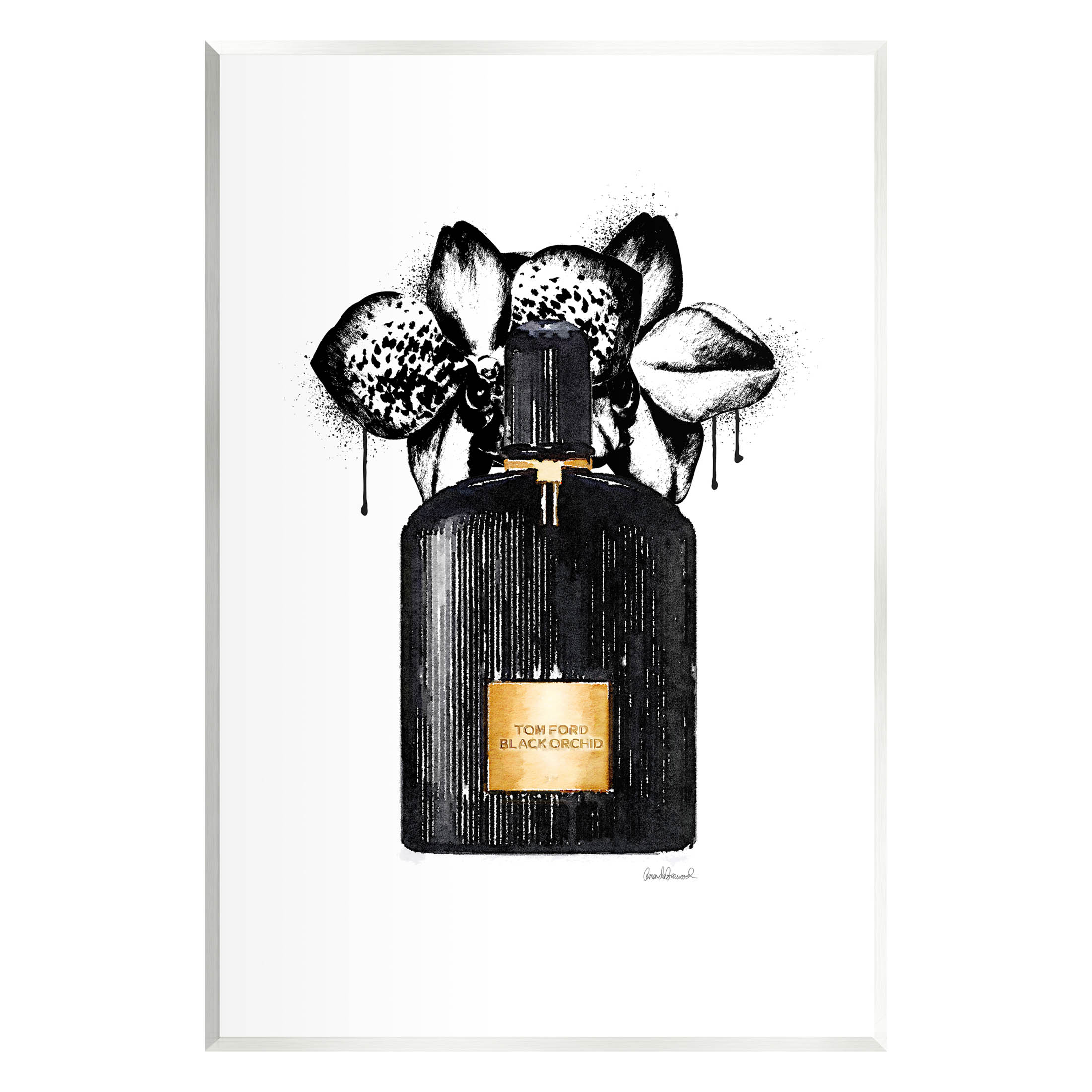Glam Perfume Urban Drip Beauty & Fashion Graphic Art Unframed Art Print Wall Art