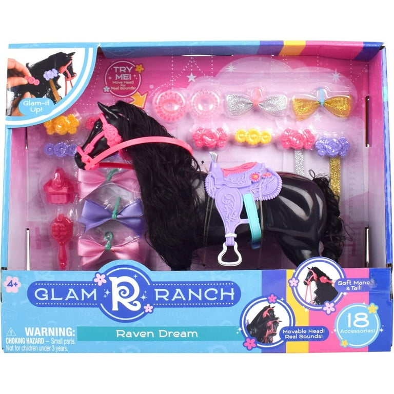 トランプ Dolls & Roses,NYMPHS & VAMPS set Sunny Days Entertainment, Doll Horse Toy, Raven Dream, with Sound