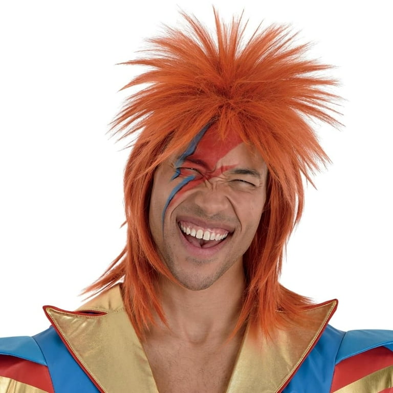 Glam Wig Adult Orange Glam Wig Adult Orange