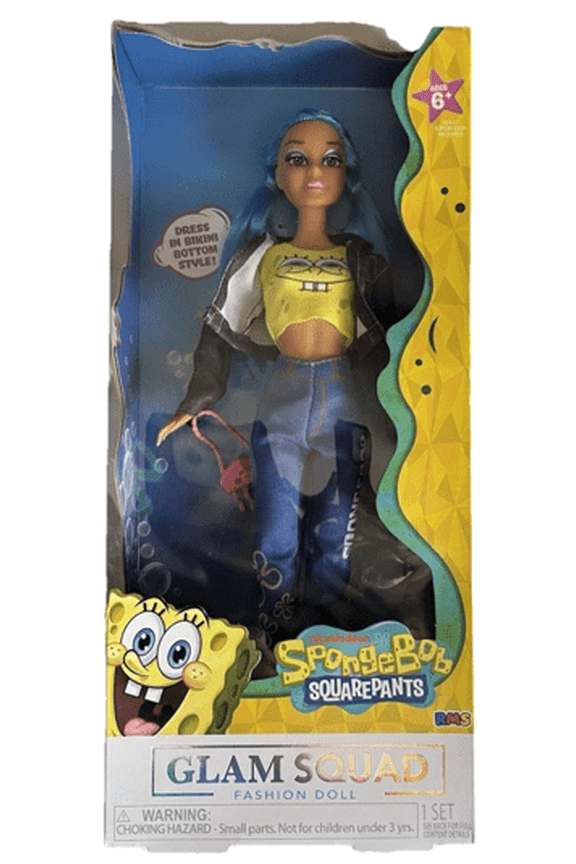Glam Squad Spongebob Squarepants Fashion Doll 3yrs +