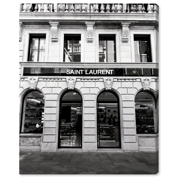 Glam Store front II Canvas Fashion Prints by Art Remedy, Gallery Wrapped, 30 x 36