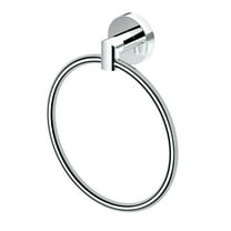 Gatco 4632 Glam 6.5" Towel Ring, Chrome