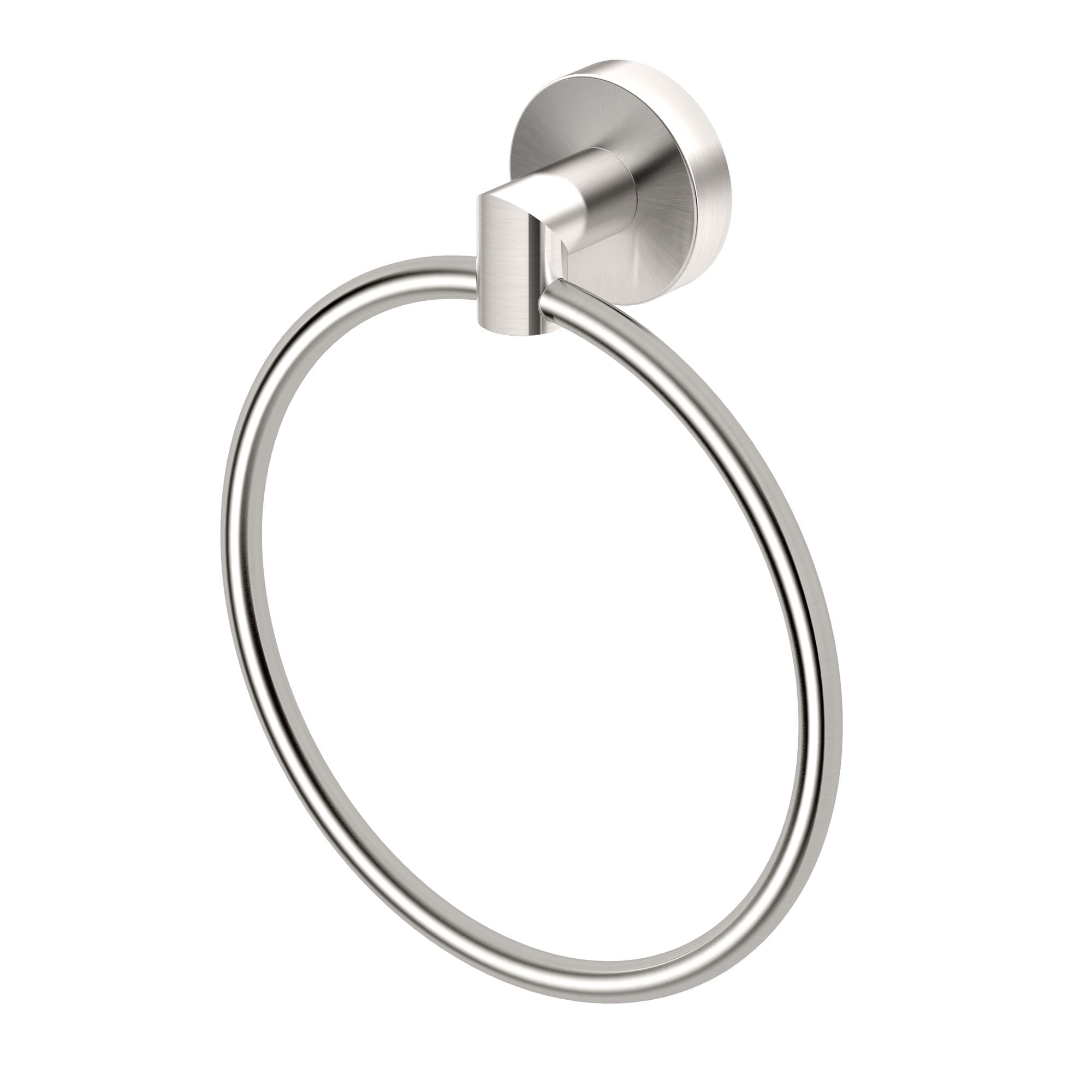 Gatco Marina Satin Nickel Wall-Mount Towel Ring In The Towel Rings