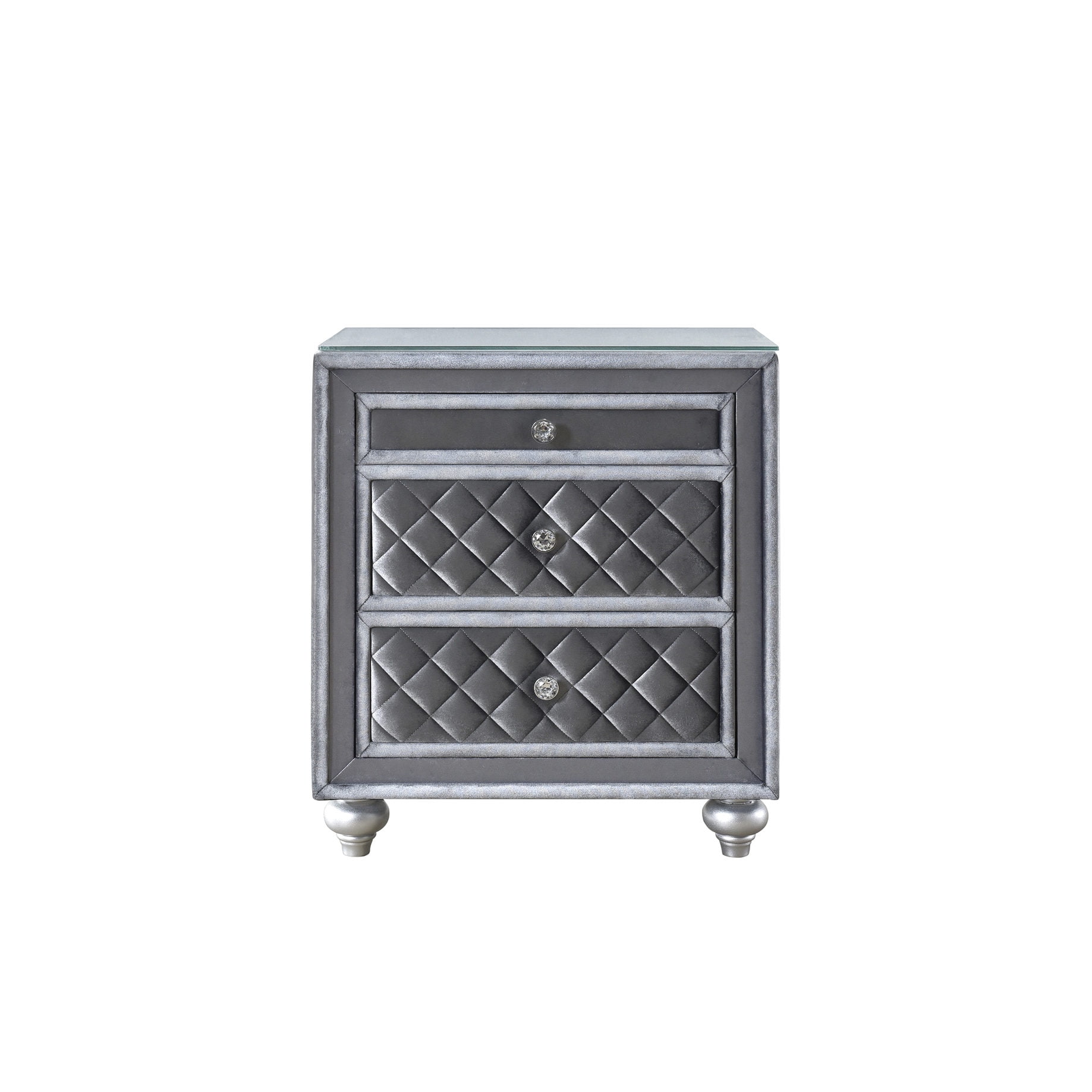 Glam Traditional Bedside Table+Solid Wood Build"-"Bedroom Use+Provide ...