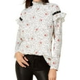 thumbnail image 1 of Glam Womens Studded Peasant Blouse, Multicoloured, Medium, 1 of 1