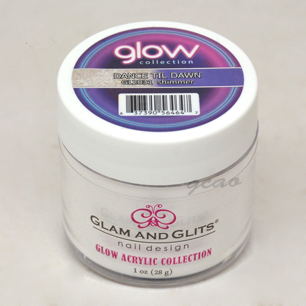 Glam and Glits GLOW ACRYLIC Glow in the Dark Nail Powder 2031 Dance Til