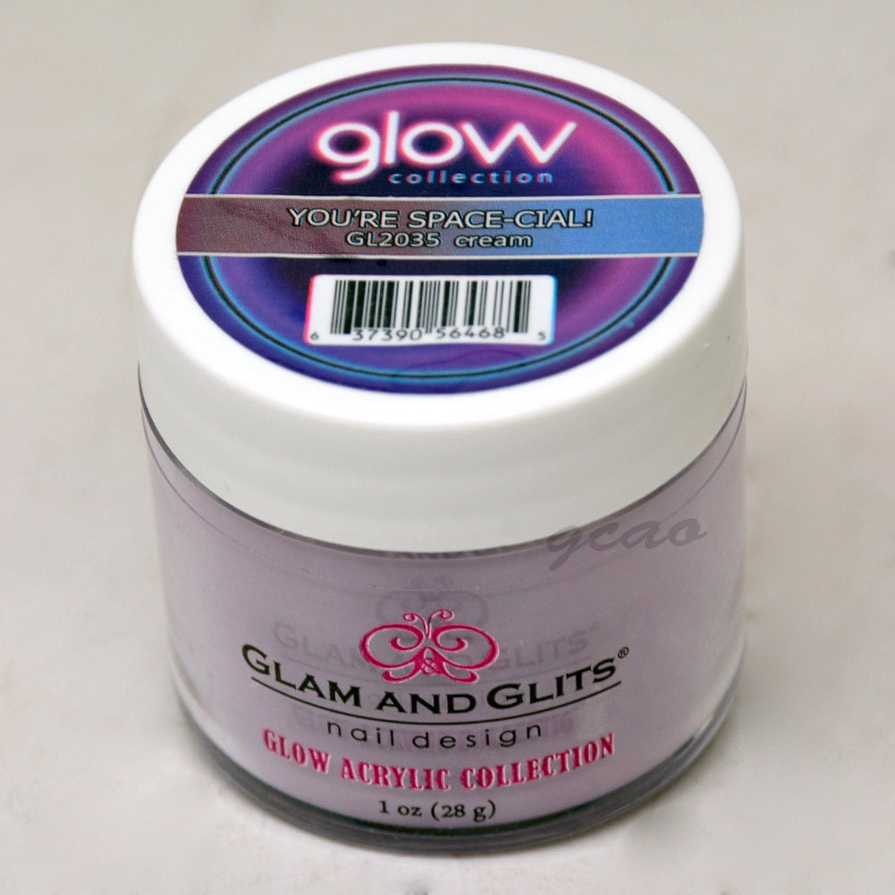 Glam and Glits Acrylic Glow in The Dark Nail Powder - You're-Space-Cial 2035