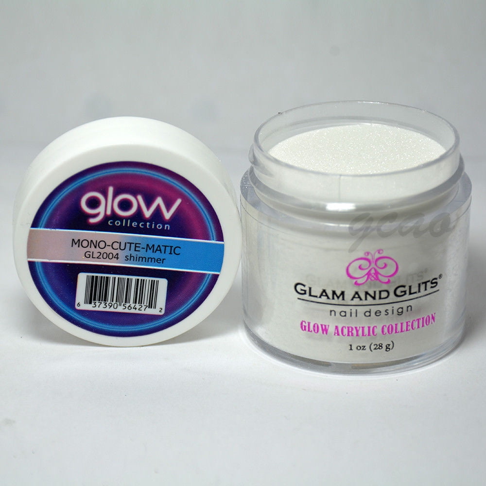 Glam and Glits Acrylic Glow in The Dark Nail Powder - En-Light-Ened 2026
