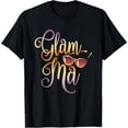 thumbnail image 1 of Glam-ma Sunglasses Graphic Gift for Grandmother Women Cotton T-Shirt, 1 of 6