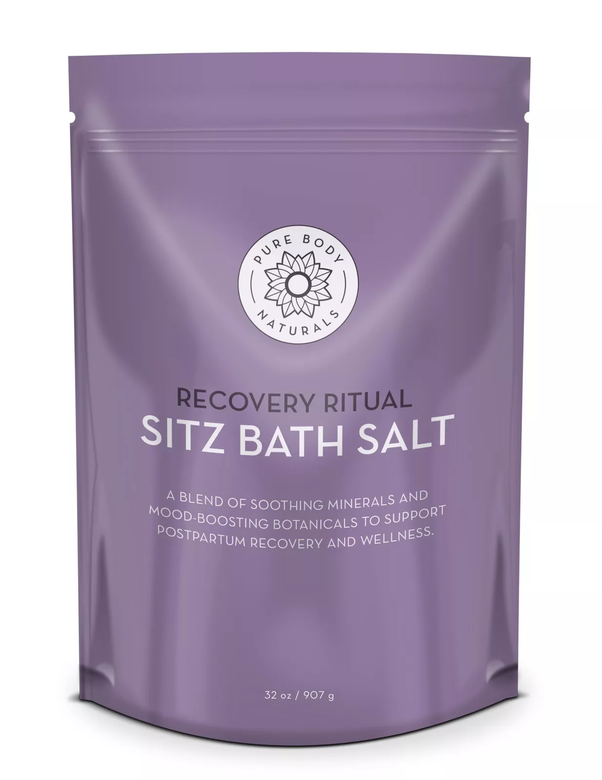 GlamGroove Pure Body Naturals Recovery Ritual Sitz Bath Salt, 32 oz907